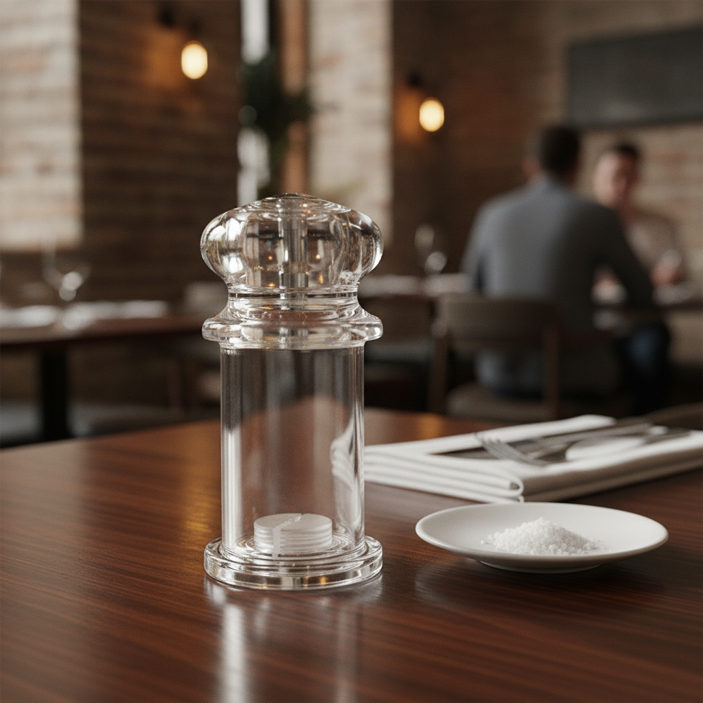Acrylic Salt Shaker 125mm for Tabletop Service