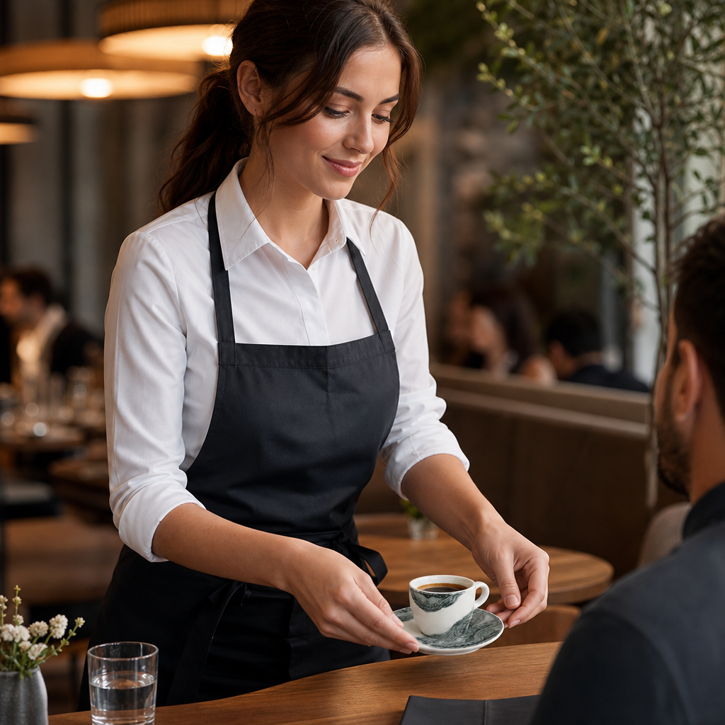 Espresso Saucers Black Vitrified Ceramic for Modern Hospitality (Pack of 12)