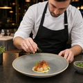 Stonecast Round Dishes in Peppercorn Grey for Versatile Dining