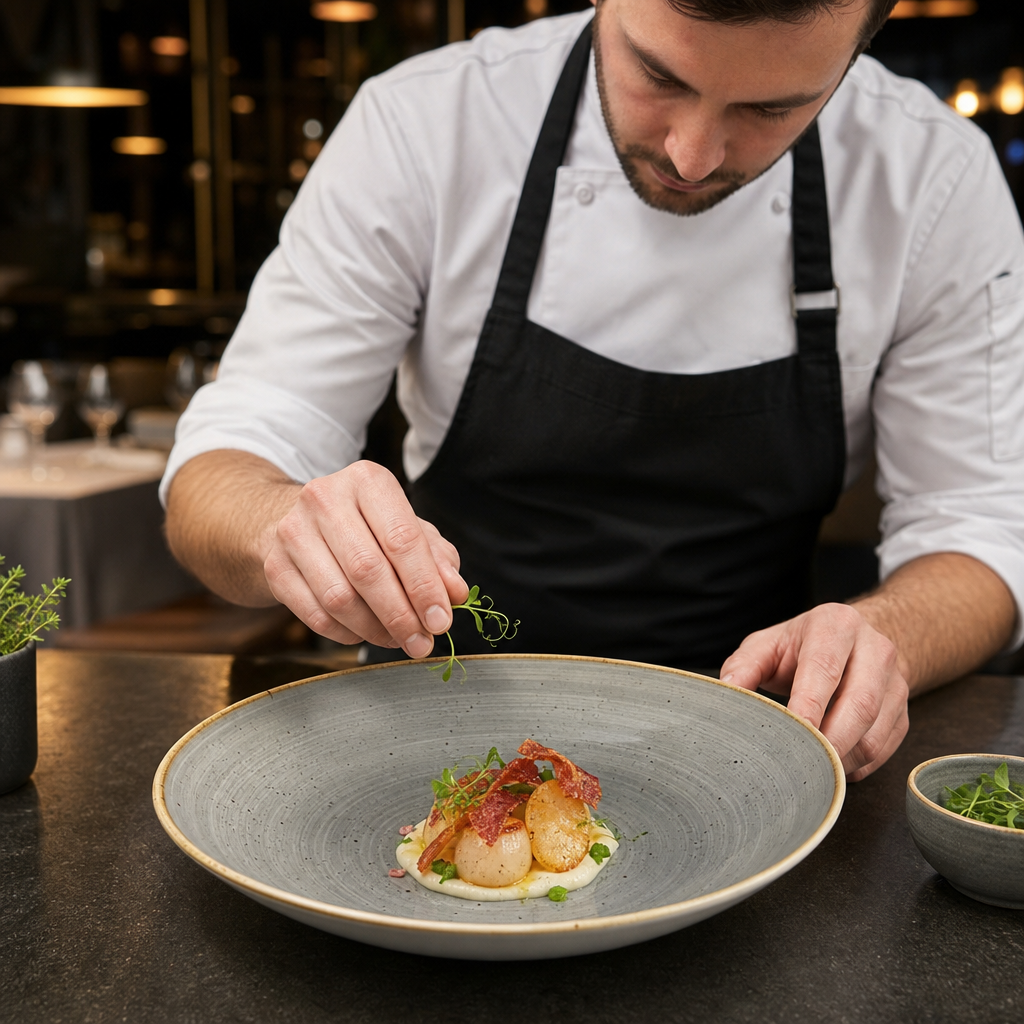 Stonecast Round Dishes in Peppercorn Grey for Versatile Dining