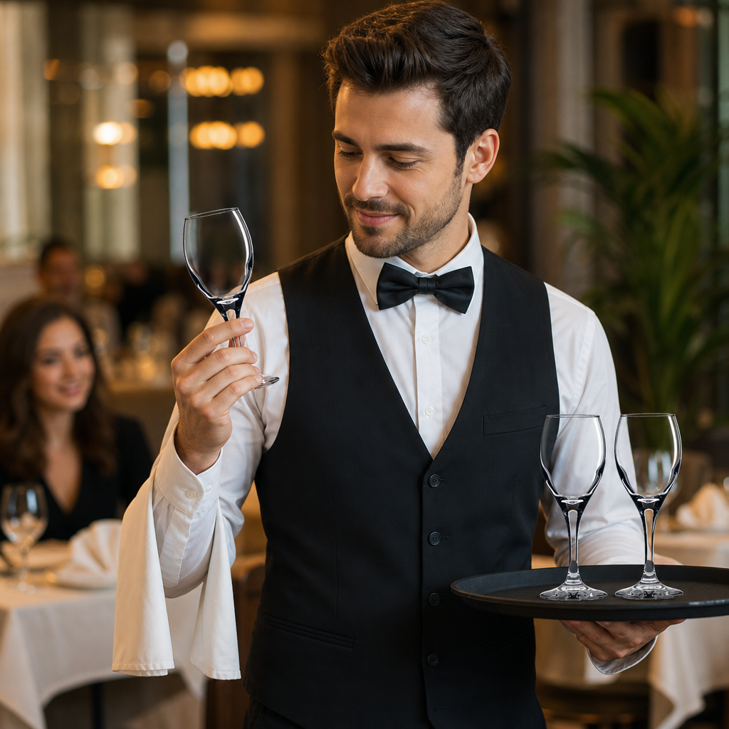 Clear Glass Teardrop Wine Glasses 250ml for Restaurants & Bars (Pack of 12)