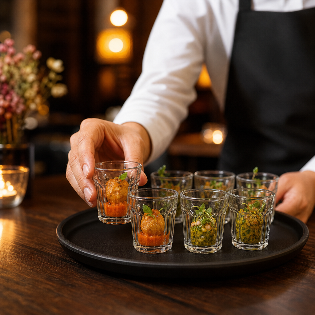 Toughened Glass Tumblers 90ml for Serving Shots & Snacks (Pack of 24)