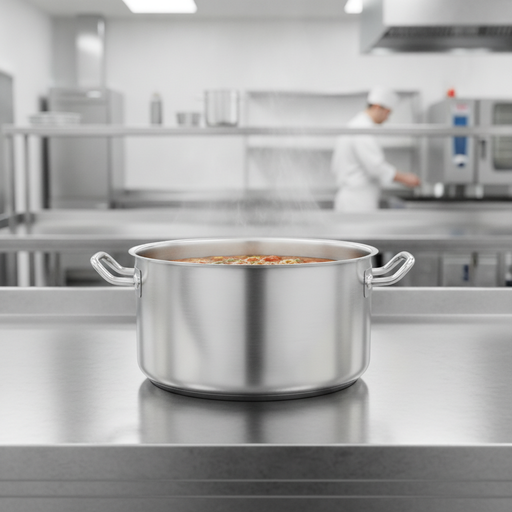 Stainless Steel Stew Pan 18.5L for Event Catering