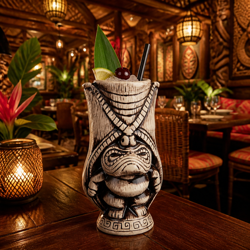 Ceramic Tiki Mug 400ml for Themed Parties
