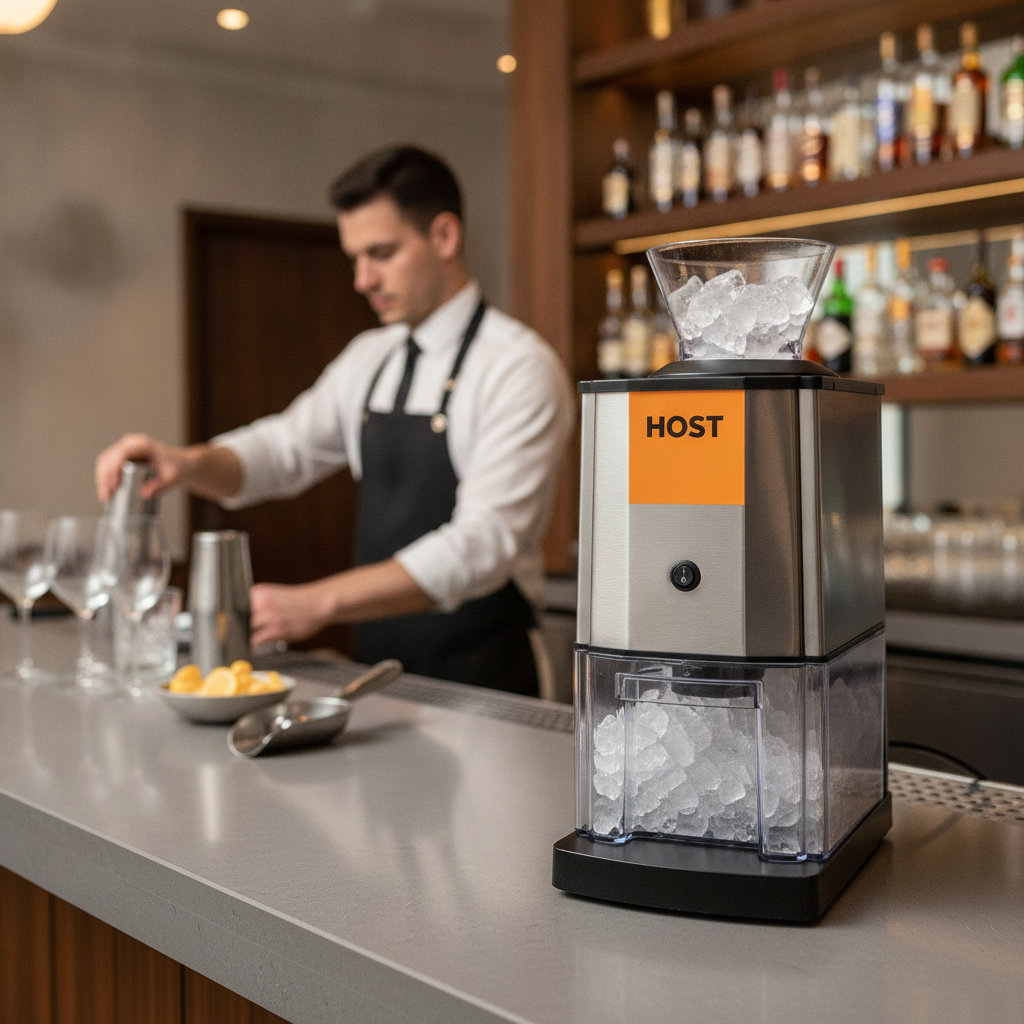 Stainless Steel Ice Crusher 3L for Busy Bars & Kitchens