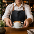 Vitrified Cappuccino Saucers 156mm China for Use (Pack of 12)