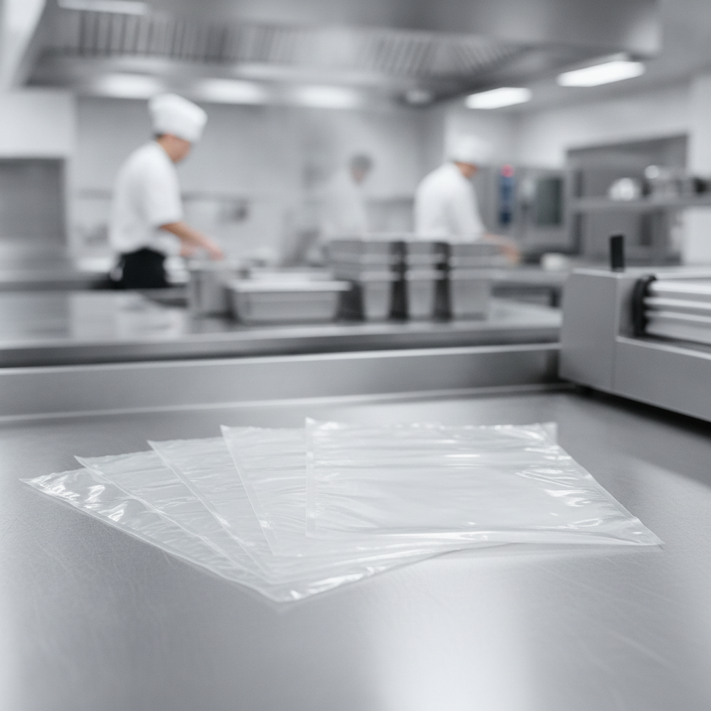 Polybutylene Compostable Vacuum Pack Bags 150x250mm for Professional Kitchens (Pack of 100)
