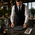 Plates 280mm Vitrified Stoneware for Unique Table Settings (Pack of 12)
