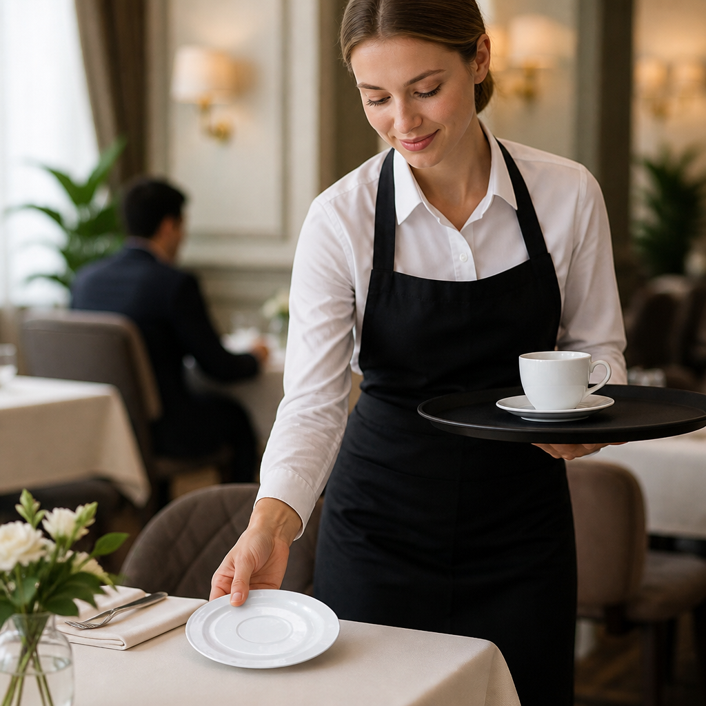 Large Saucers 150mm Porcelain for Elegant Table Settings (Pack of 24)