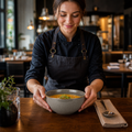Round Soup Bowls Grey Vitrified Ceramic for Restaurants (Pack of 12)