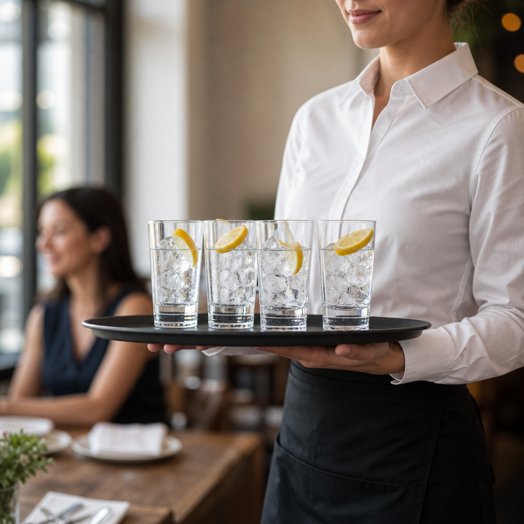 Polycarbonate Clear Cooler 473ml for Beverage Service (Pack of 12)