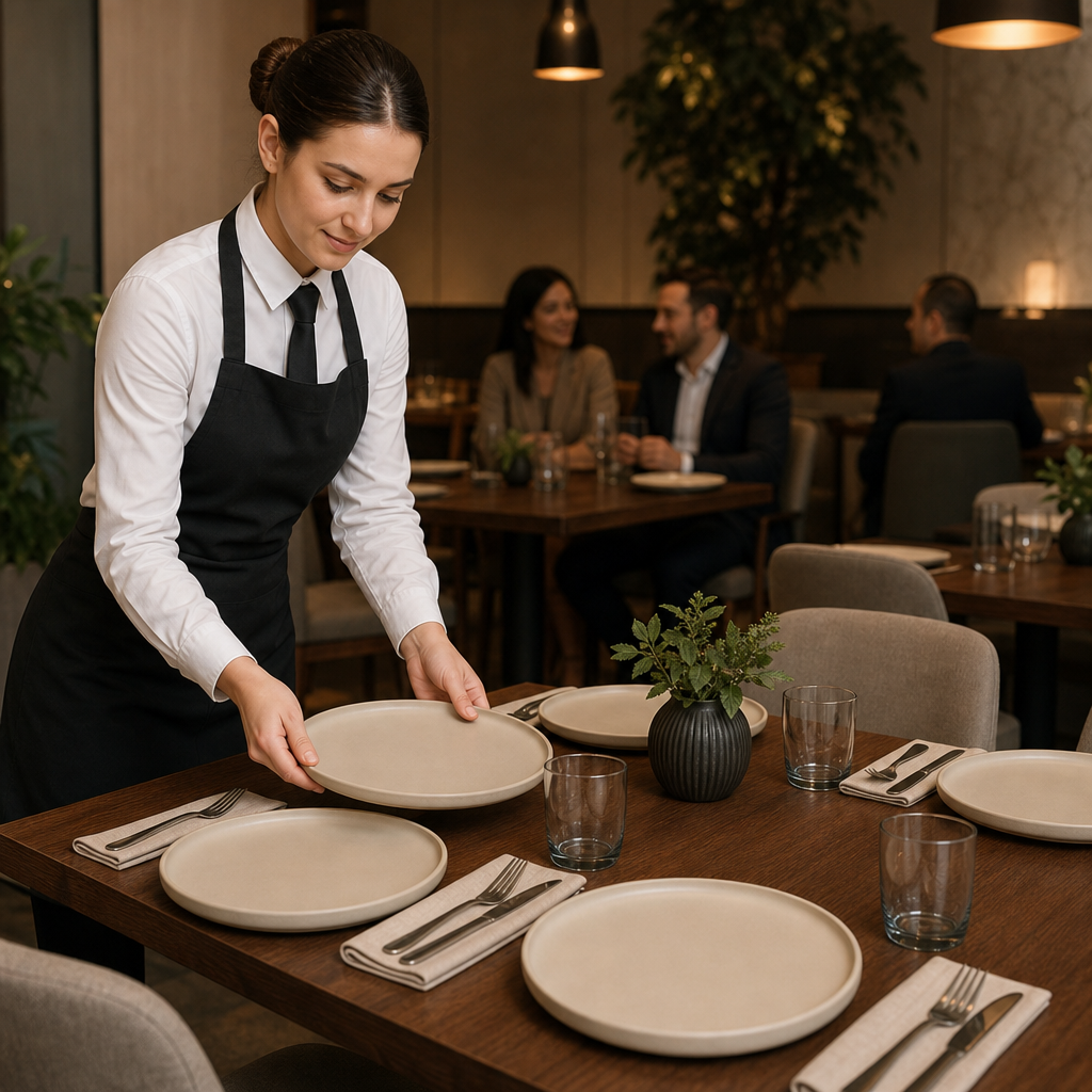 Plates 250mm Ceramic for Dining Rooms (Pack of 6)