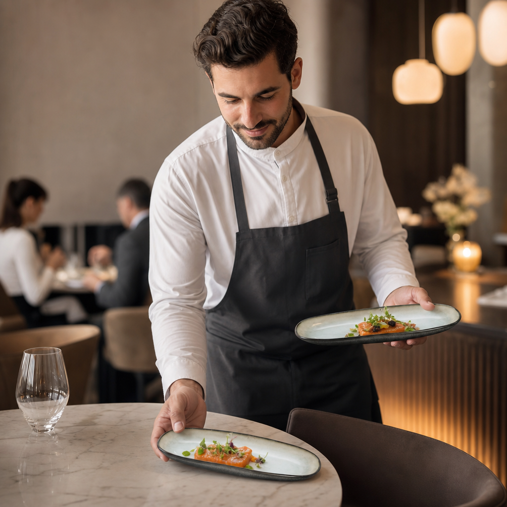 Shadow Small Platters 230x110mm Stoneware for Elegant Dining (Pack of 6)