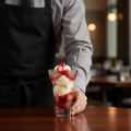 Clear Glass Dessert Dish 220ml for Serving Sundaes (Pack of 6)