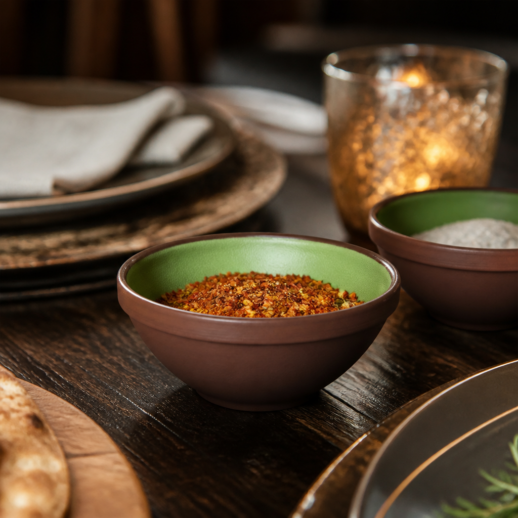 Vitrified Stoneware Spice Bowls 152mm for Restaurant Dining - Pack of 12