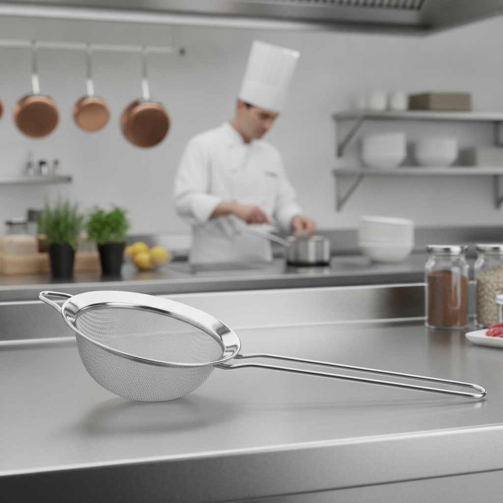 Stainless Steel Sieve 10cm for Bars & Cafés