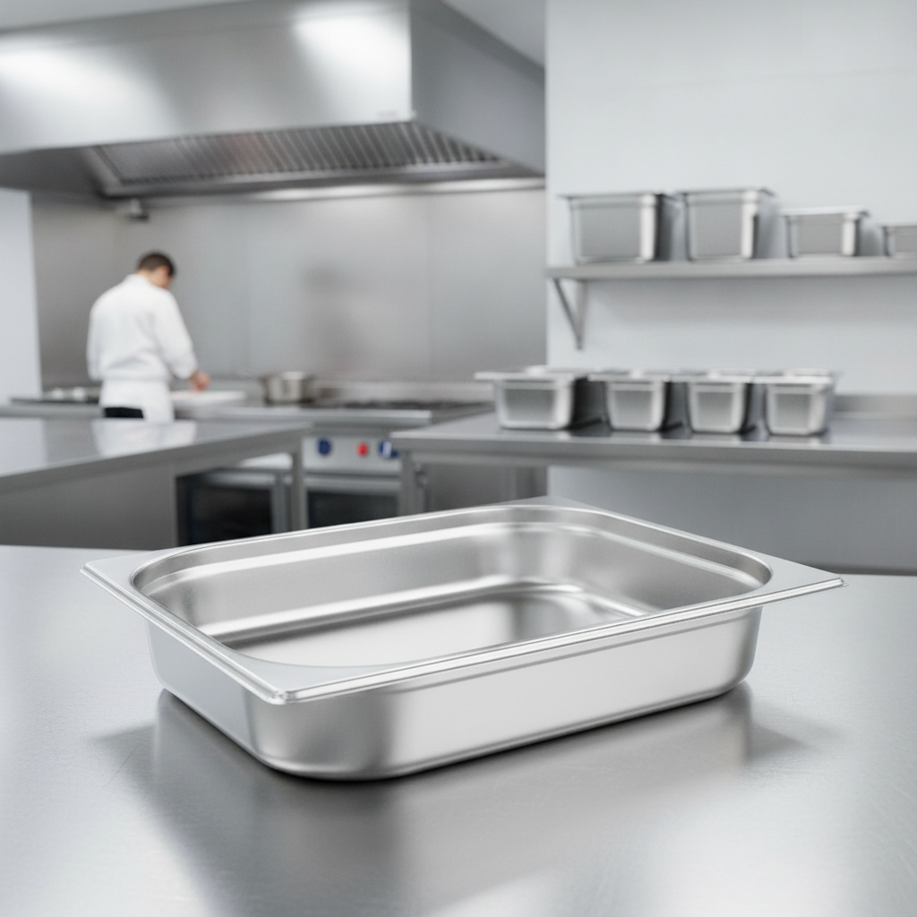 201 Stainless Steel 2/3 Gastronorm Tray 65mm for Efficient Food Storage