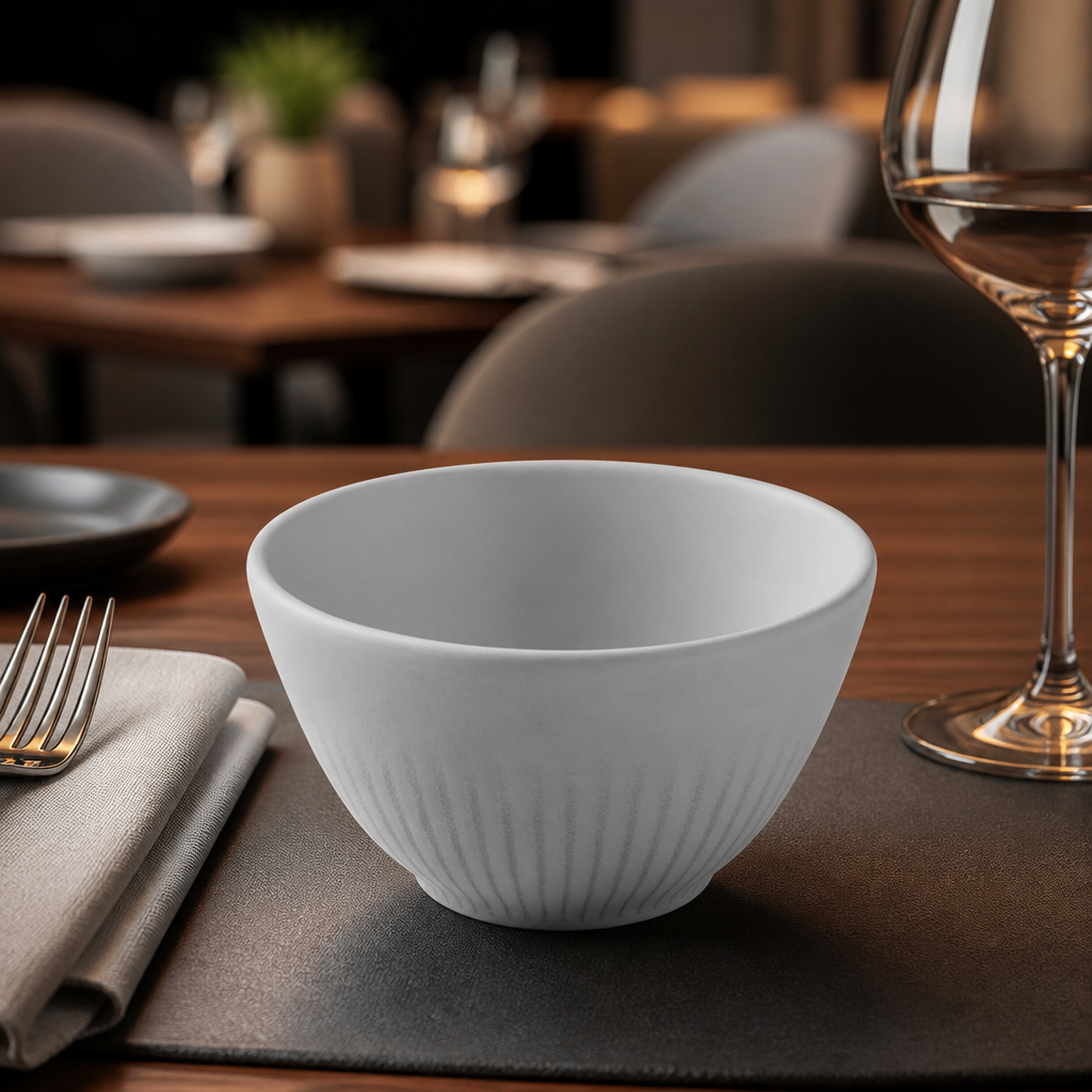 Churchill Era Deep Bowls in Grey for Stylish Table Service