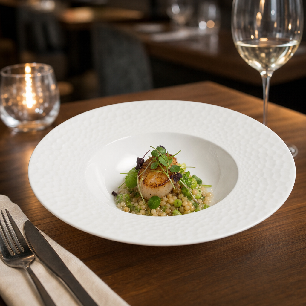 Morella Gourmet Deep Rimmed Bowls 285mm for Hospitality Environments - Pack of 6