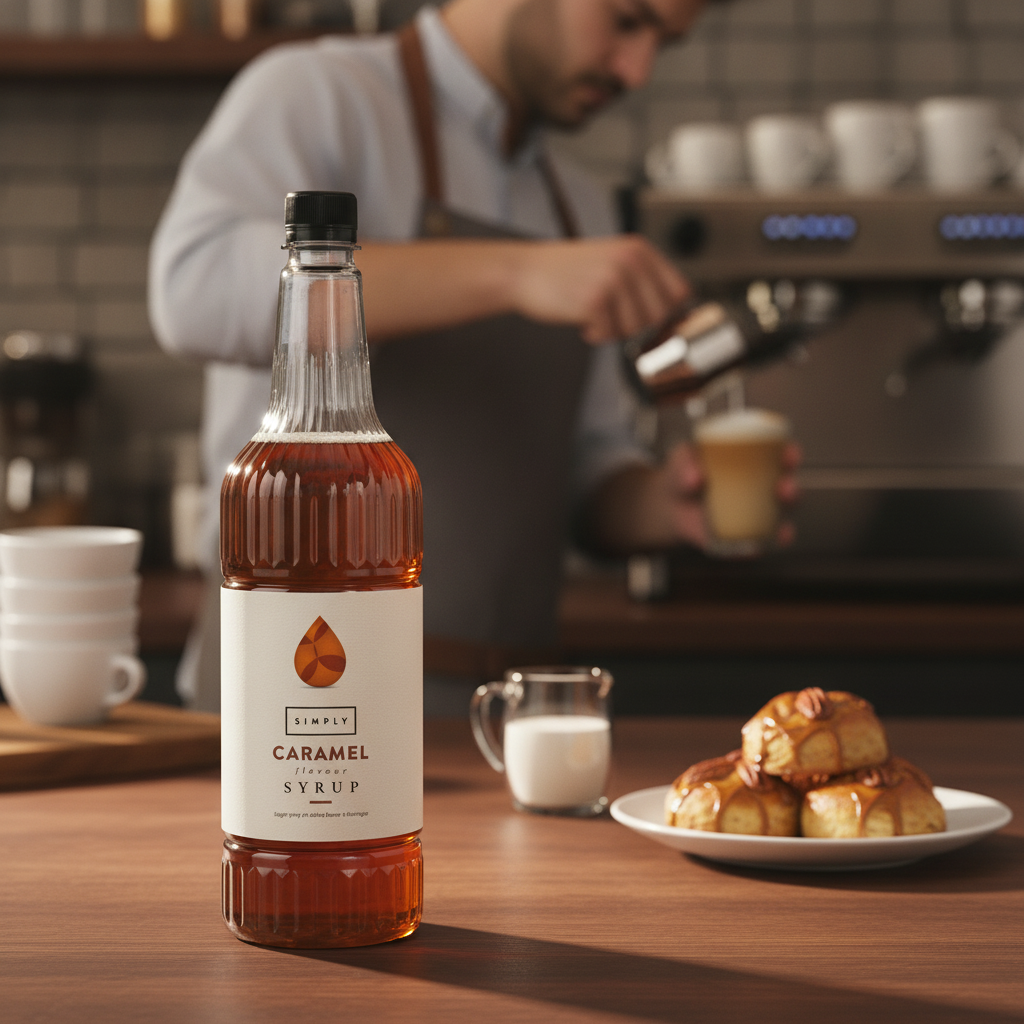 Caramel Syrup 1L for Coffee and Baked Goods
