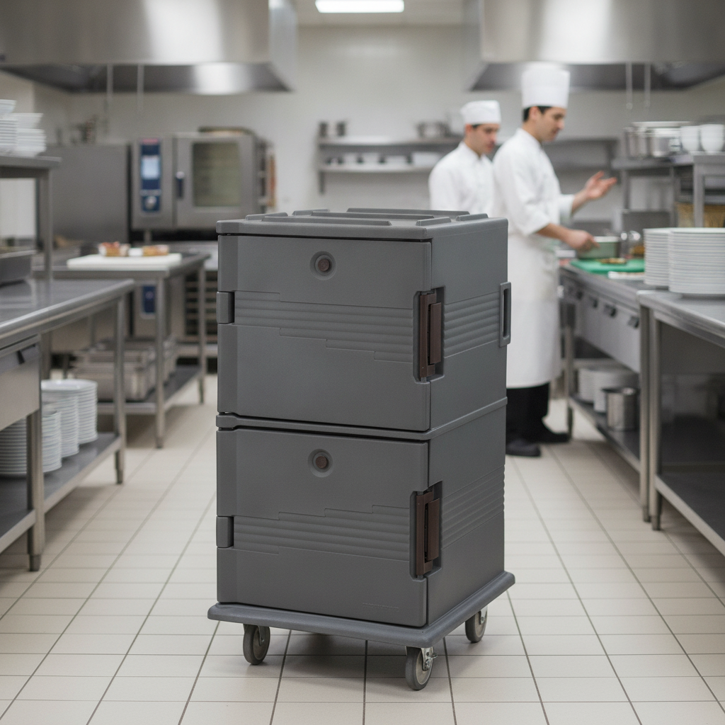 High Density Polyethylene Insulated Food Cart for Events