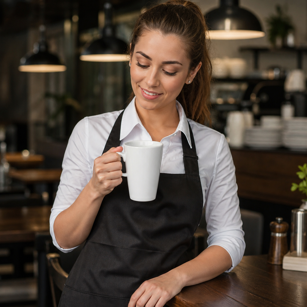 Latte Mug 400ml Porcelain for Cafés & Restaurants (Pack of 12)