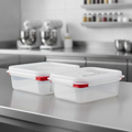 Polypropylene Gastronorm Food Storage Containers 1.1L for Professional Kitchens (Pack of 4)