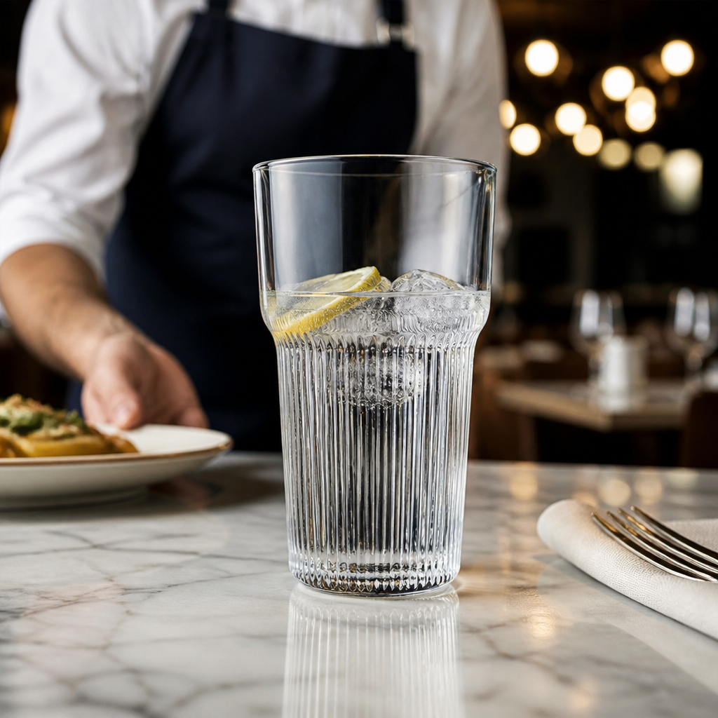 Toughened Glass Hi Ball Tumblers 420ml for Busy Bars (Pack of 24)