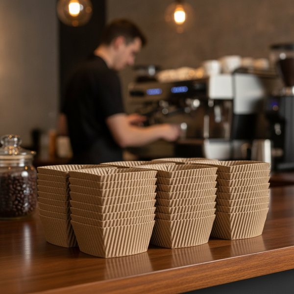 Cardboard Cup Sleeves 8oz, Cardboard, pack of 1000