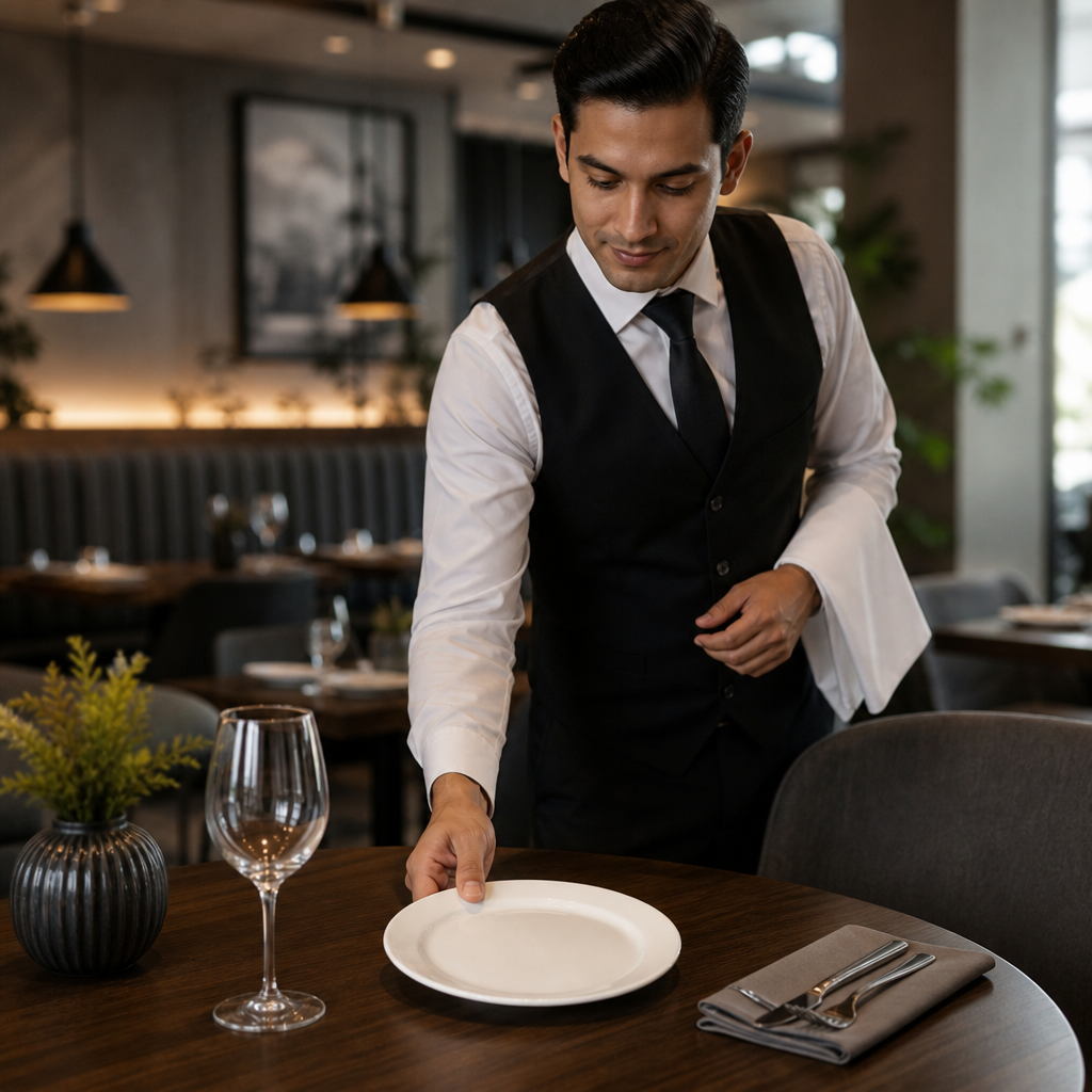 Rimmed Plates 202mm Porcelain for Contemporary Dining (Pack of 6)