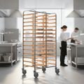 Stainless Steel Self Clearing Trolley for Efficient Service