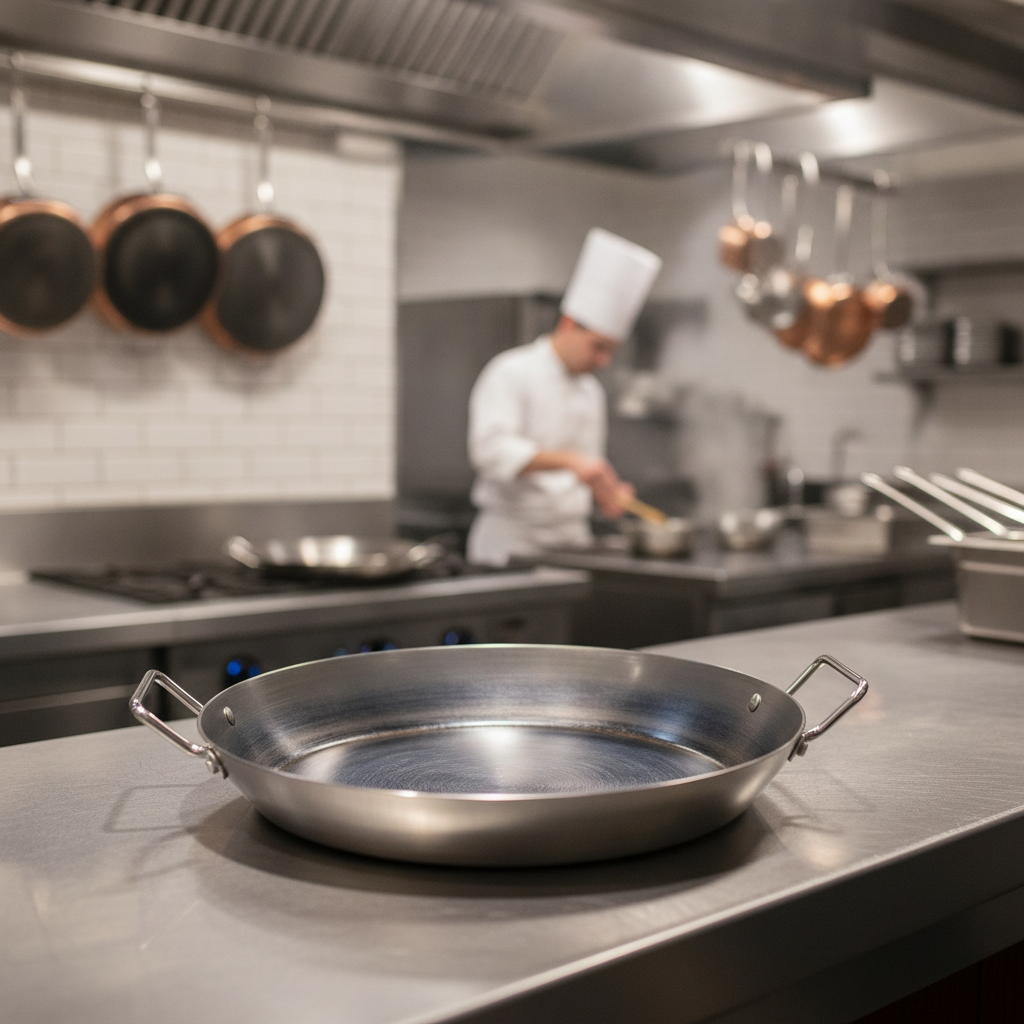 Carbon Steel Paella Pan 33cm for Perfect Paella