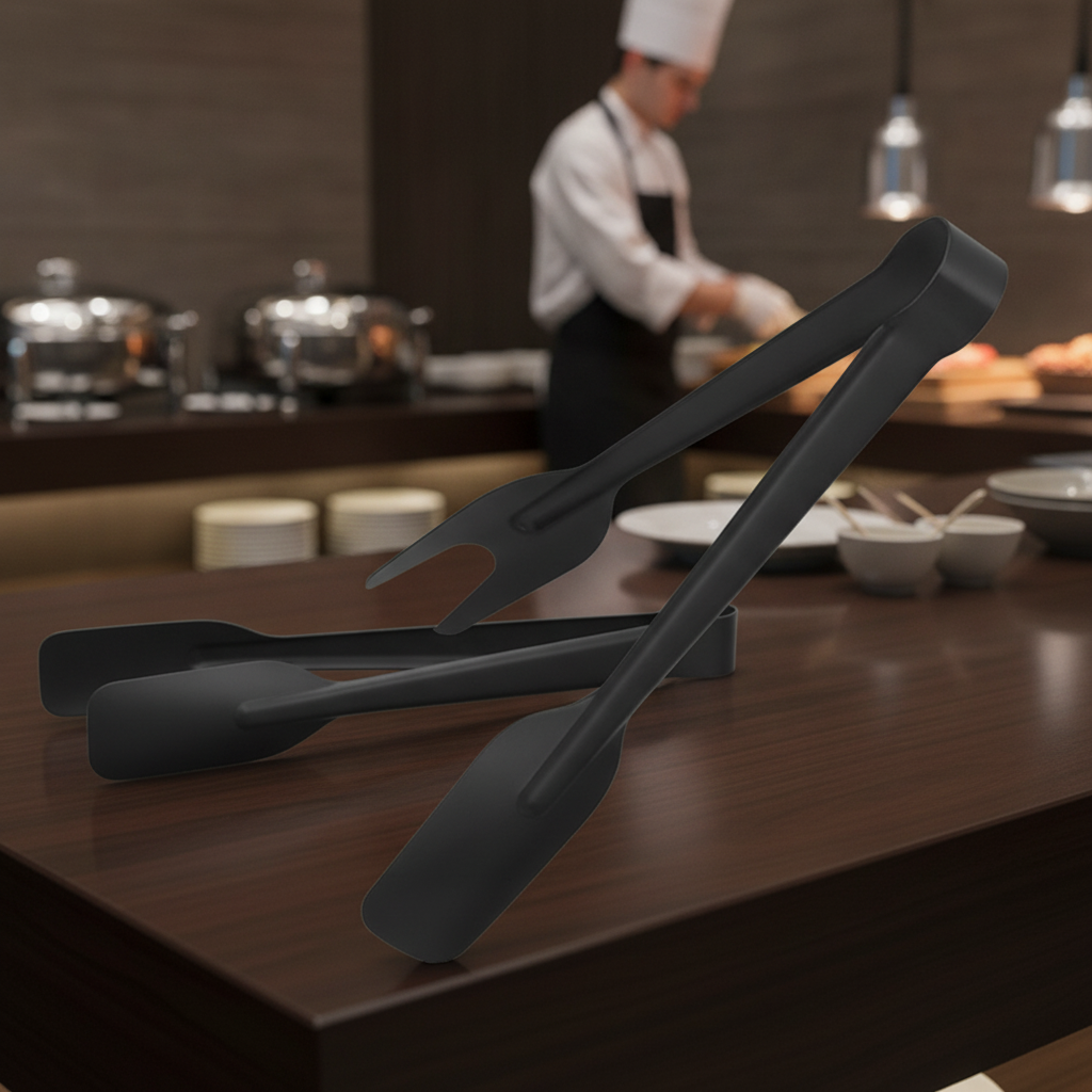 18/10 Stainless Steel Serving Tongs 240mm for Buffets (Pack of 10)