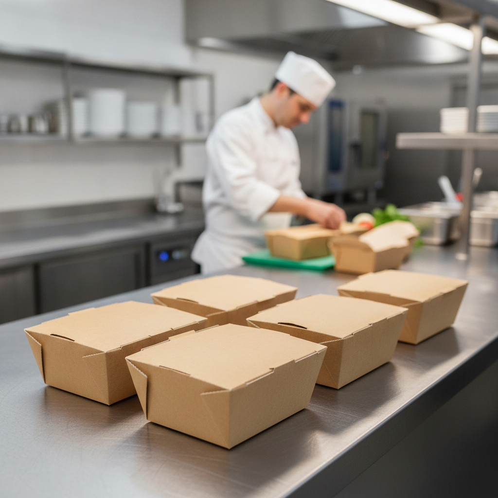 Paperboard Food To Go Box for Hot and Cold Foods (Pack of 360)