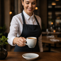 Black Super Vitrified Ceramic Espresso Cups 103ml for Modern Hospitality (Pack of 12)