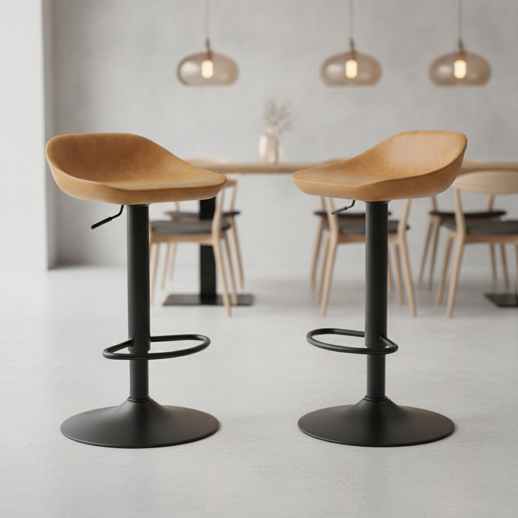 Powder Coated Steel Camel Bar Stools 904mm for Restaurants & Pubs (Pack of 2)