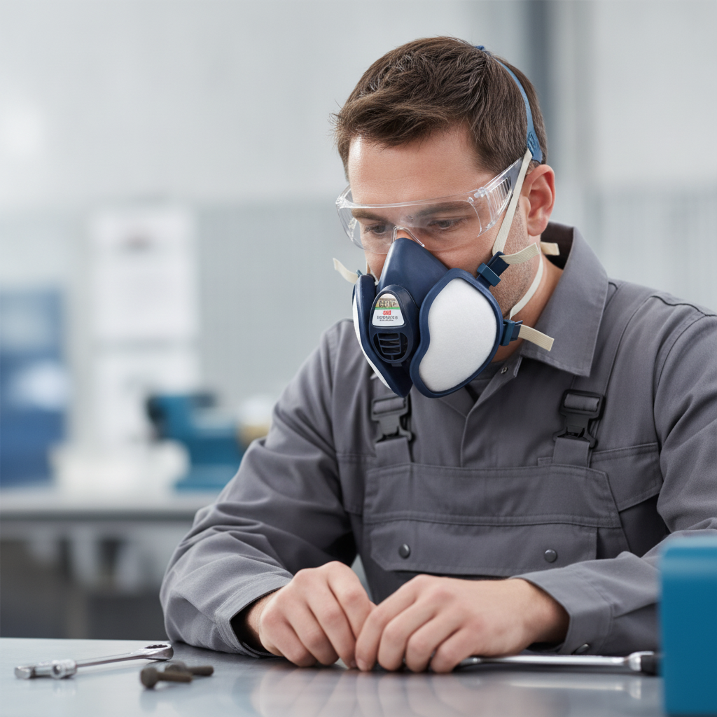 Thermoplastic Elastomer Valved Half Mask for Workplace Safety