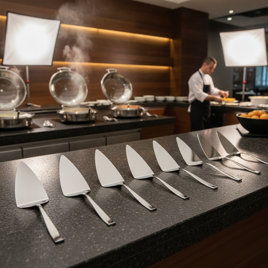 Stainless Steel Cake Server 254mm for Buffets (Pack of 12)