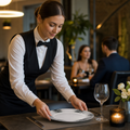 Standard Rim Plates Black Smoke Grey China for Fine Dining (Pack of 6)