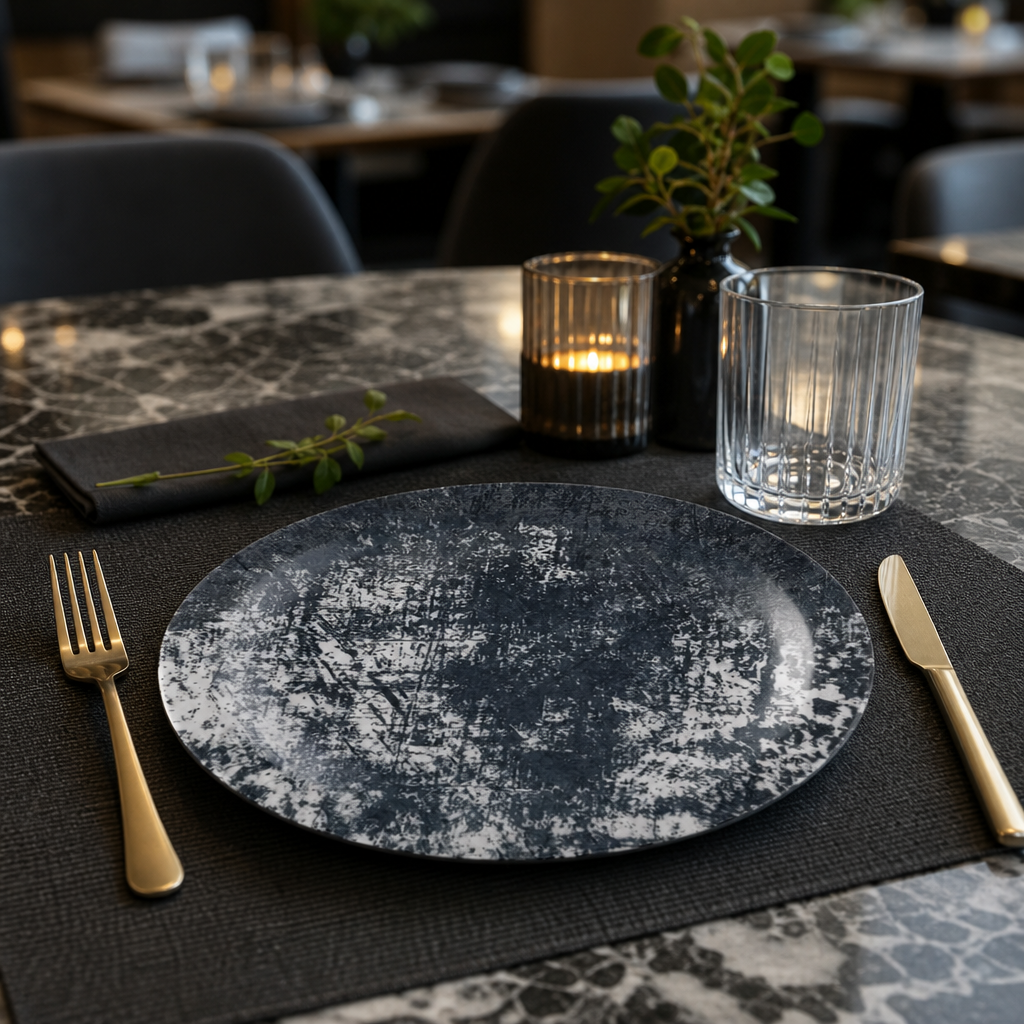 Vitrified Plates 280mm China for Contemporary Dining (Pack of 12)