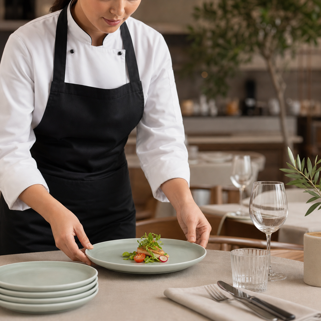 Plates 175mm Stoneware for Elegant Dining (Pack of 6)