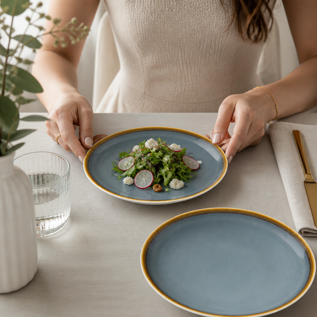 Ocean Coupe Plates 180mm for Elegant Table Presentations