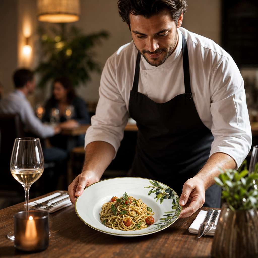 Pasta Bowls 265mm Porcelain for Restaurants & Catering (Pack of 6)