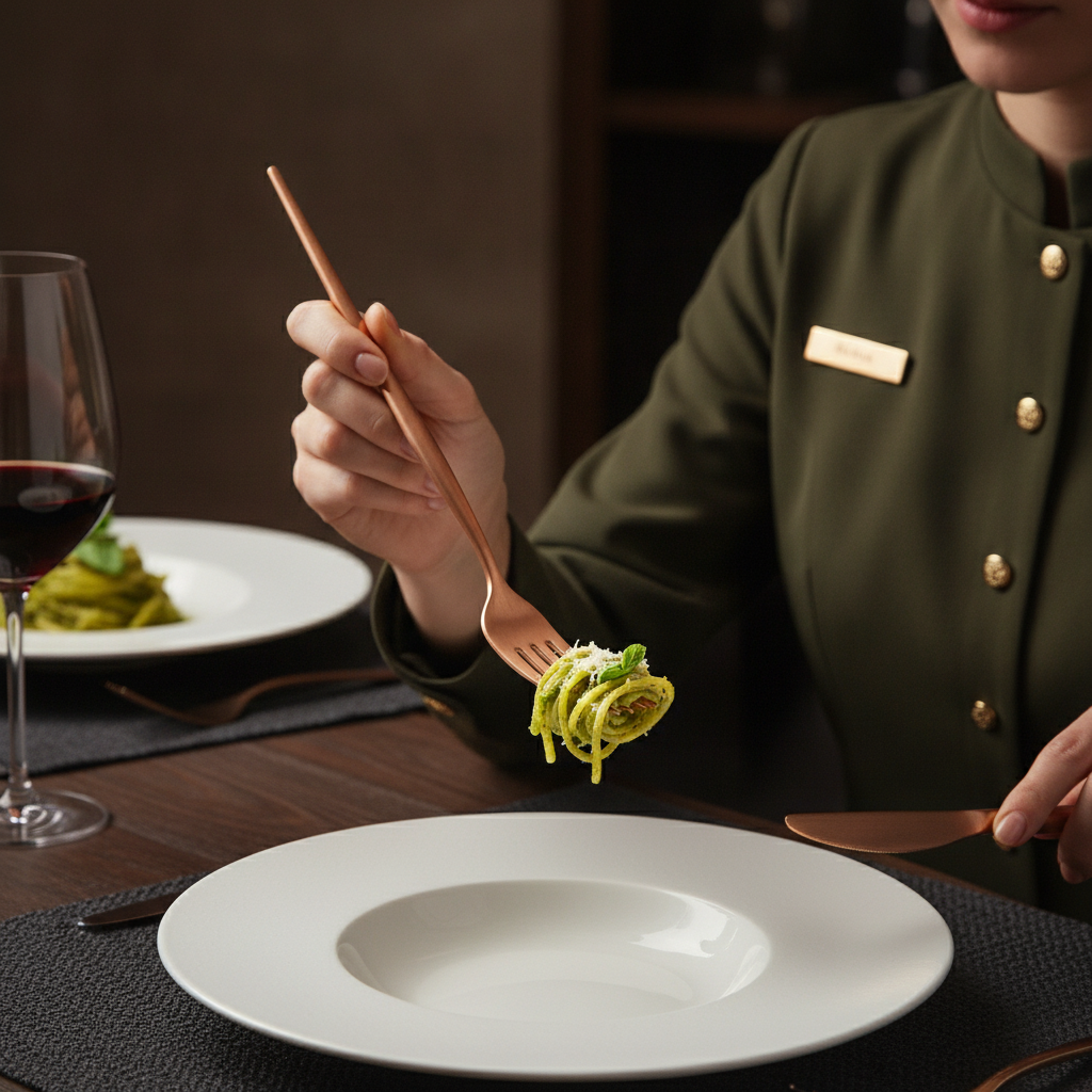 Copper Table Forks 203.5mm for Elegant Dining (Pack of 12)