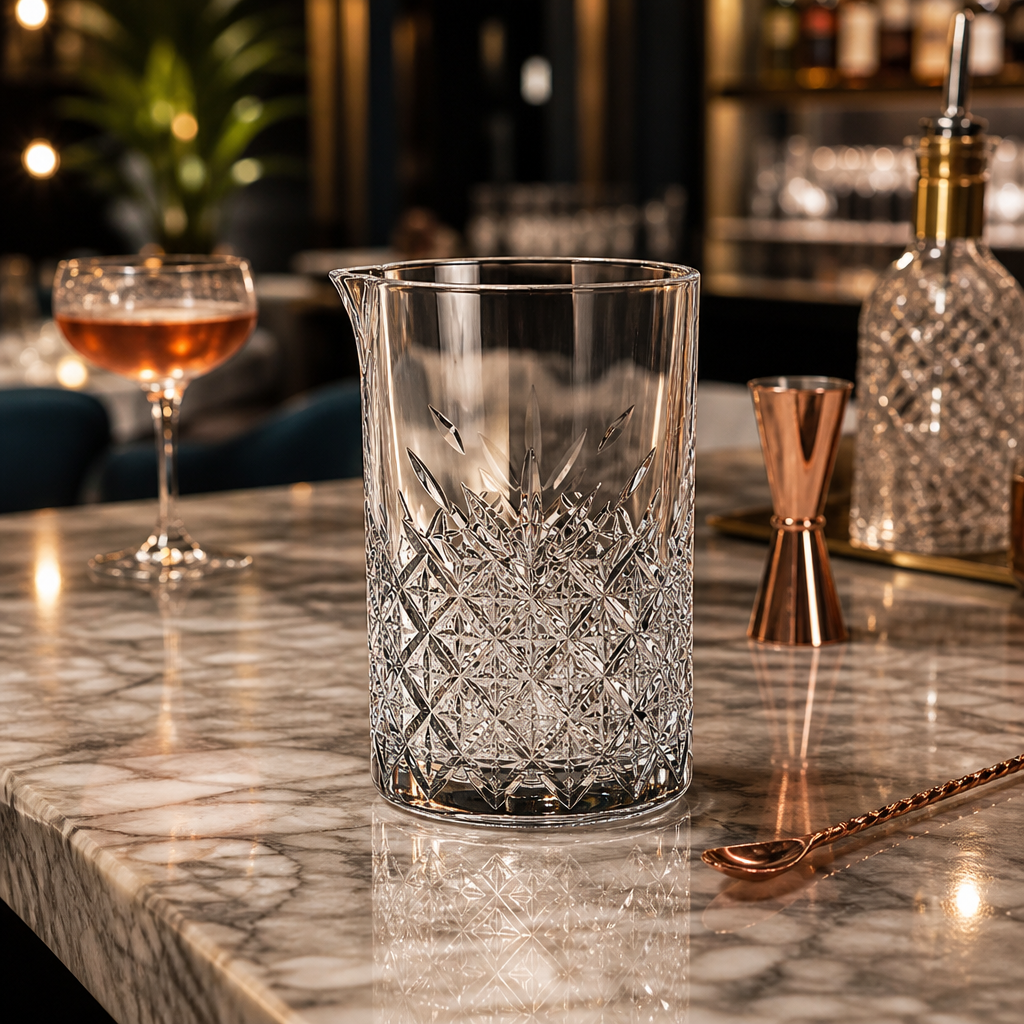 Glass Mixing Glass 730ml for Bars & Restaurants (Pack of 6)