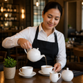 Ceramic Teapots 426ml for Cafés and Restaurants (Pack of 4)