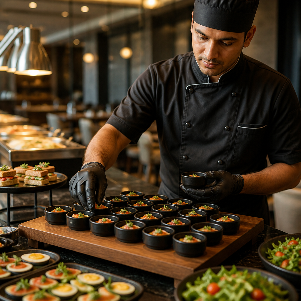 Round Ramekins 73mm Black Melamine for Buffet Presentations (Pack of 24)