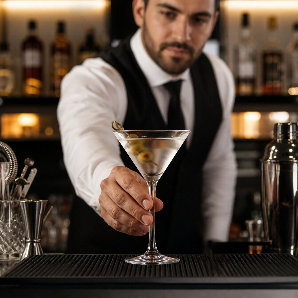 Krysta Clear Cocktail and Martini Glasses 300ml for Professional Use (Pack of 12)