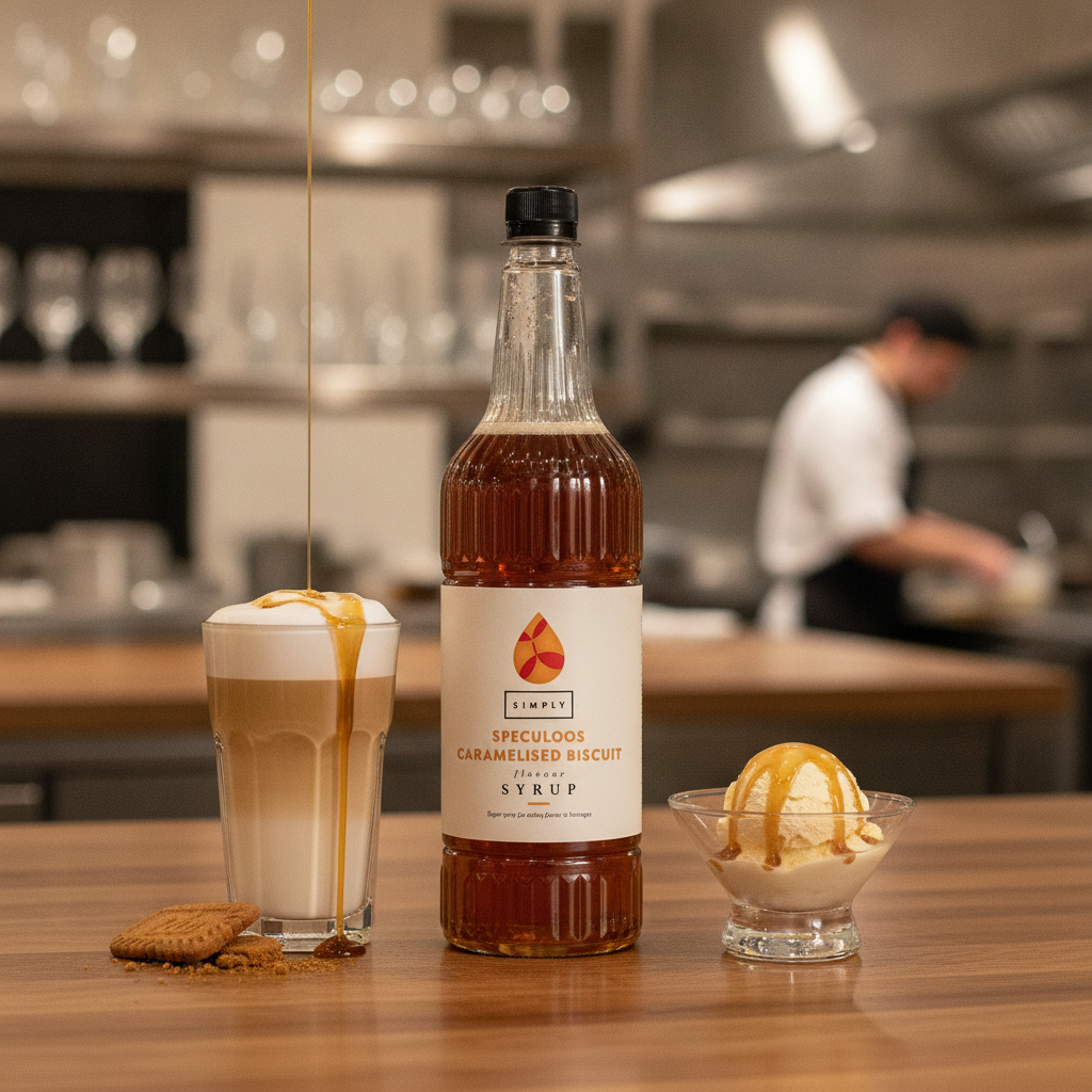 Speculoos Syrup 1L for Beverages and Desserts