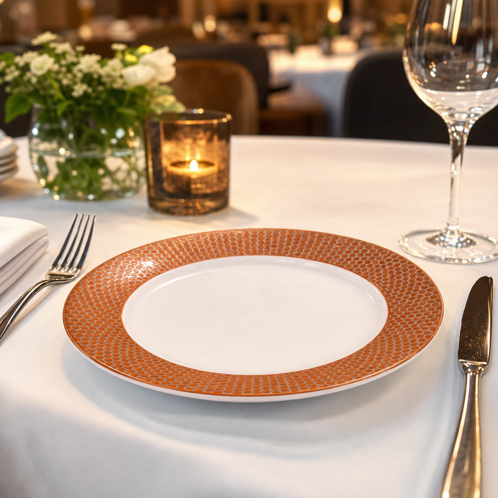 Plates 168mm Bone China for Elegant Dining (Pack of 12)